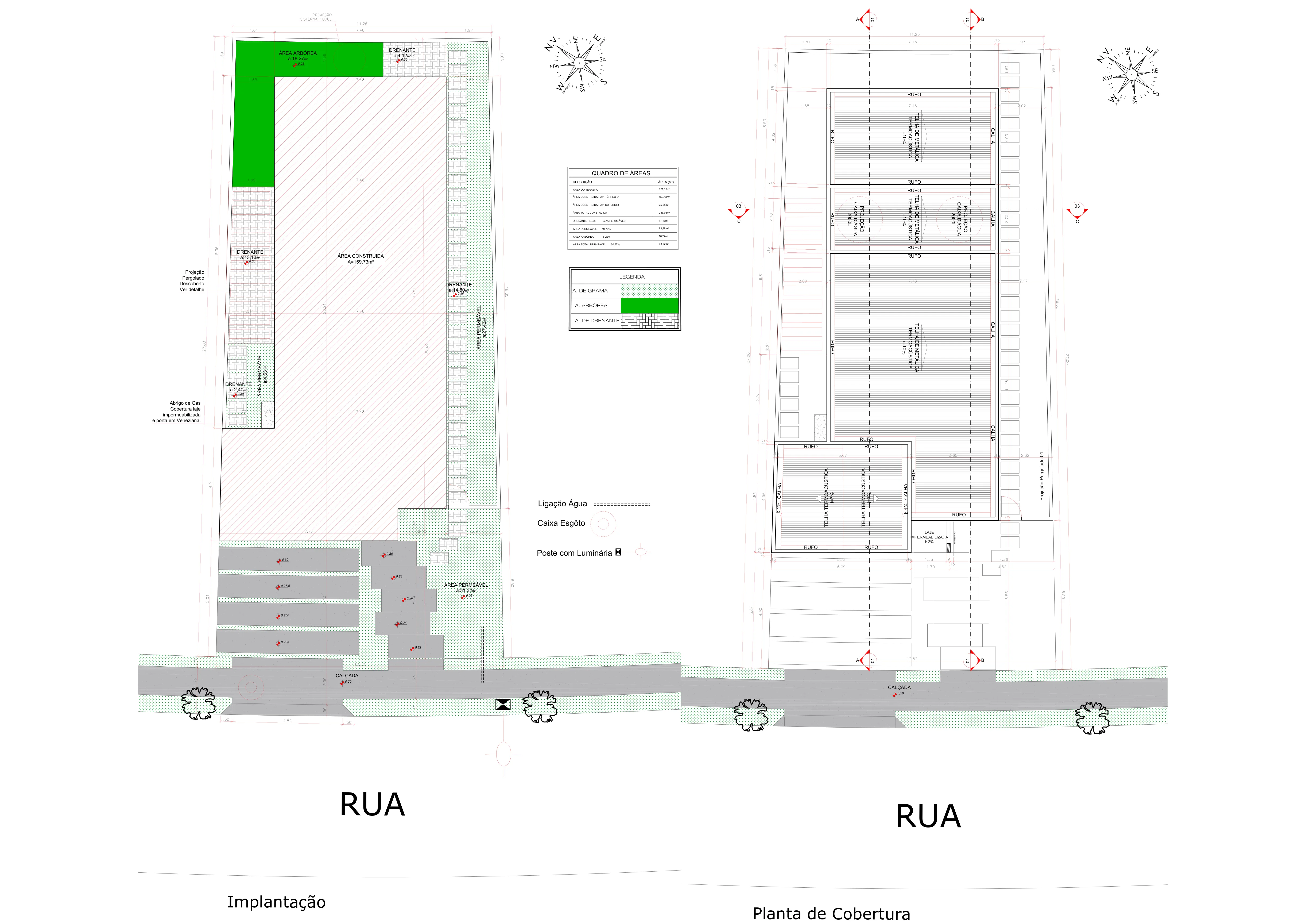 Pré-visualização de PLANTAS DE COBERTURA E IMPLANTAÇÃO 01