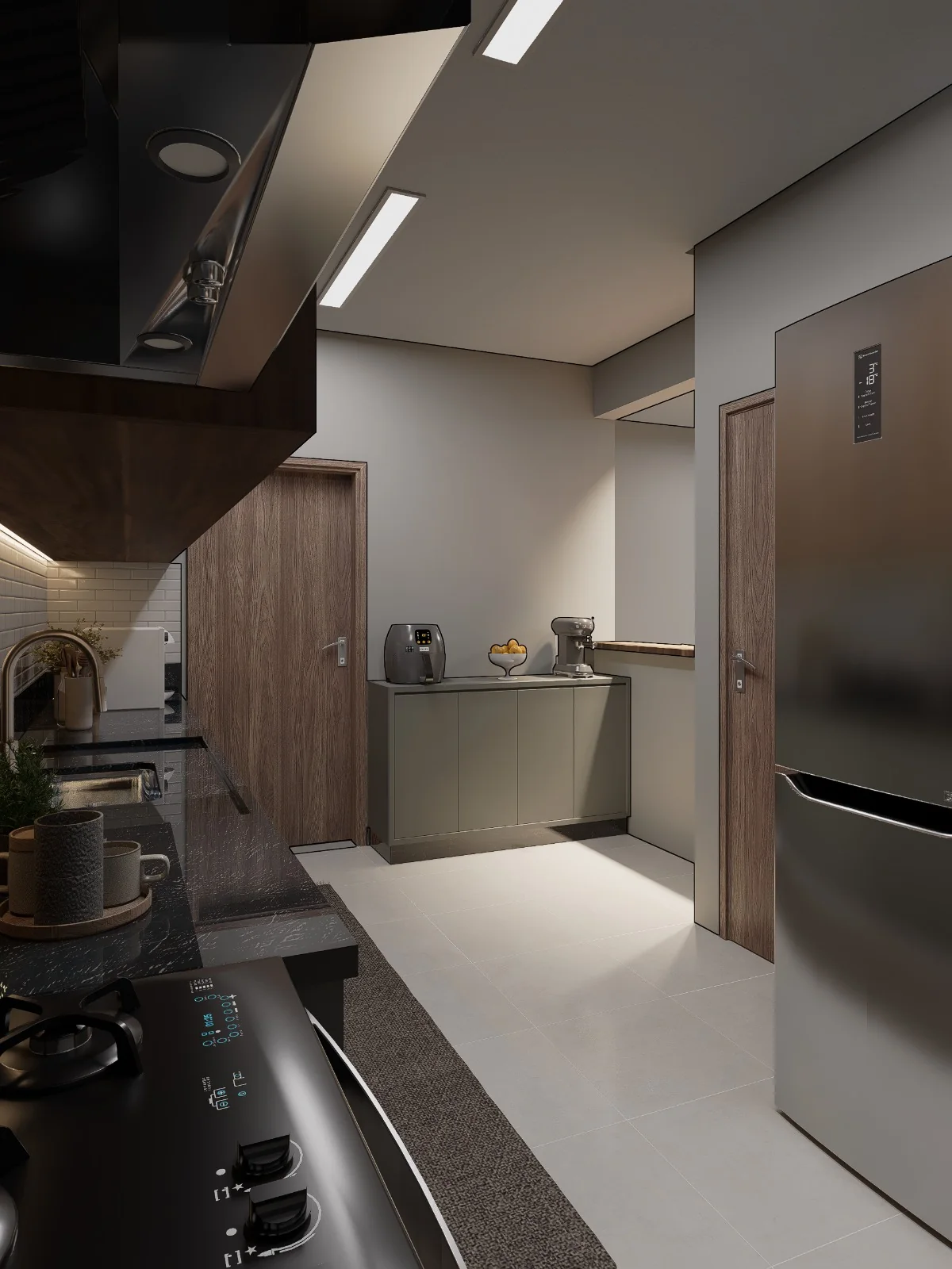 Cozinha — perspectiva interna