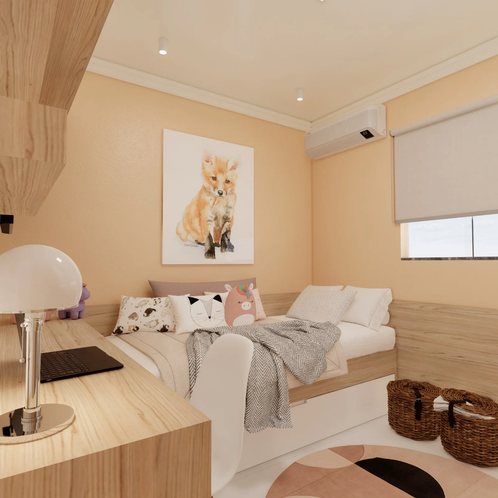 Quarto infantil — perspectiva interna